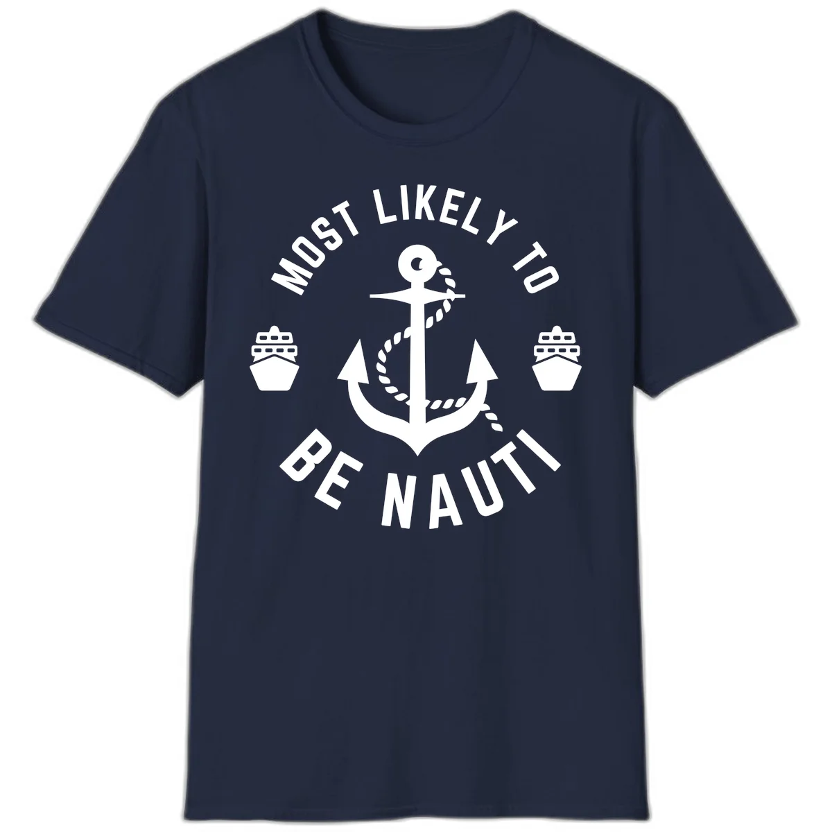 Most Likely To Be Nautical T-Shirt in Navy