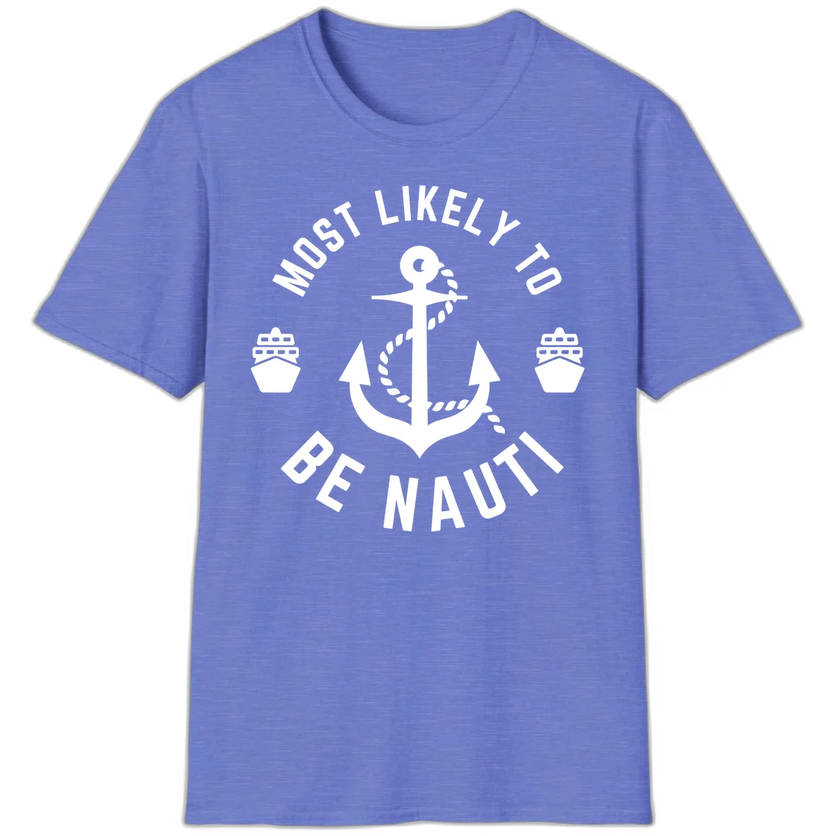 Most Likely To Be Nautical T-Shirt in Heather Royal
