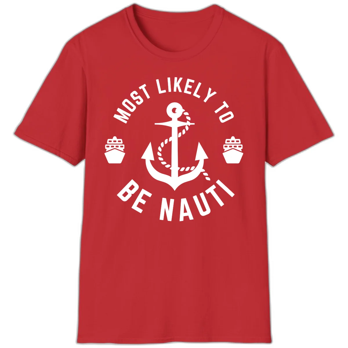 Most Likely To Be Nautical T-Shirt in Red