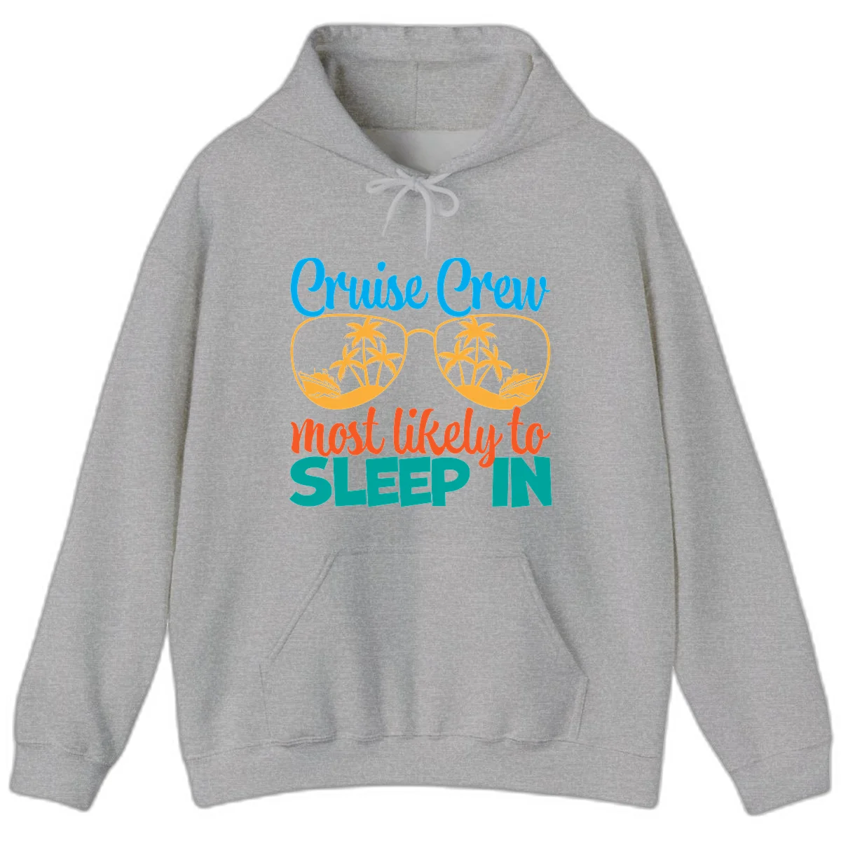 Cruise Crew Most Likely To Sleep In Hoodie in Sport Grey