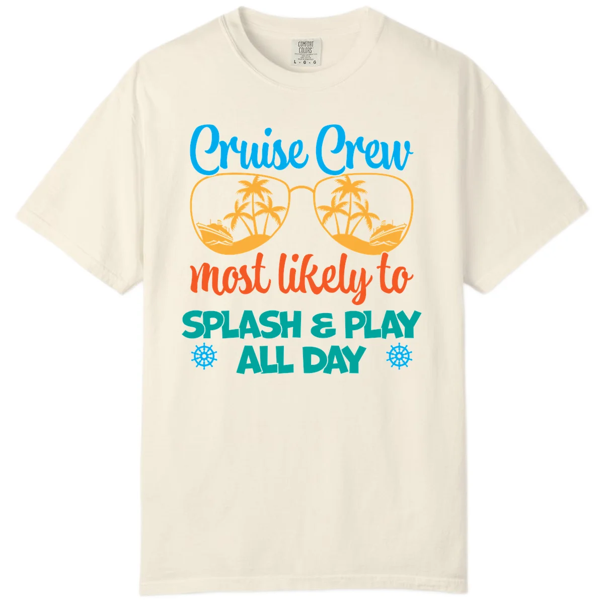 Cruise Crew Most Likely To Splash & Play Comfort Color in Ivory