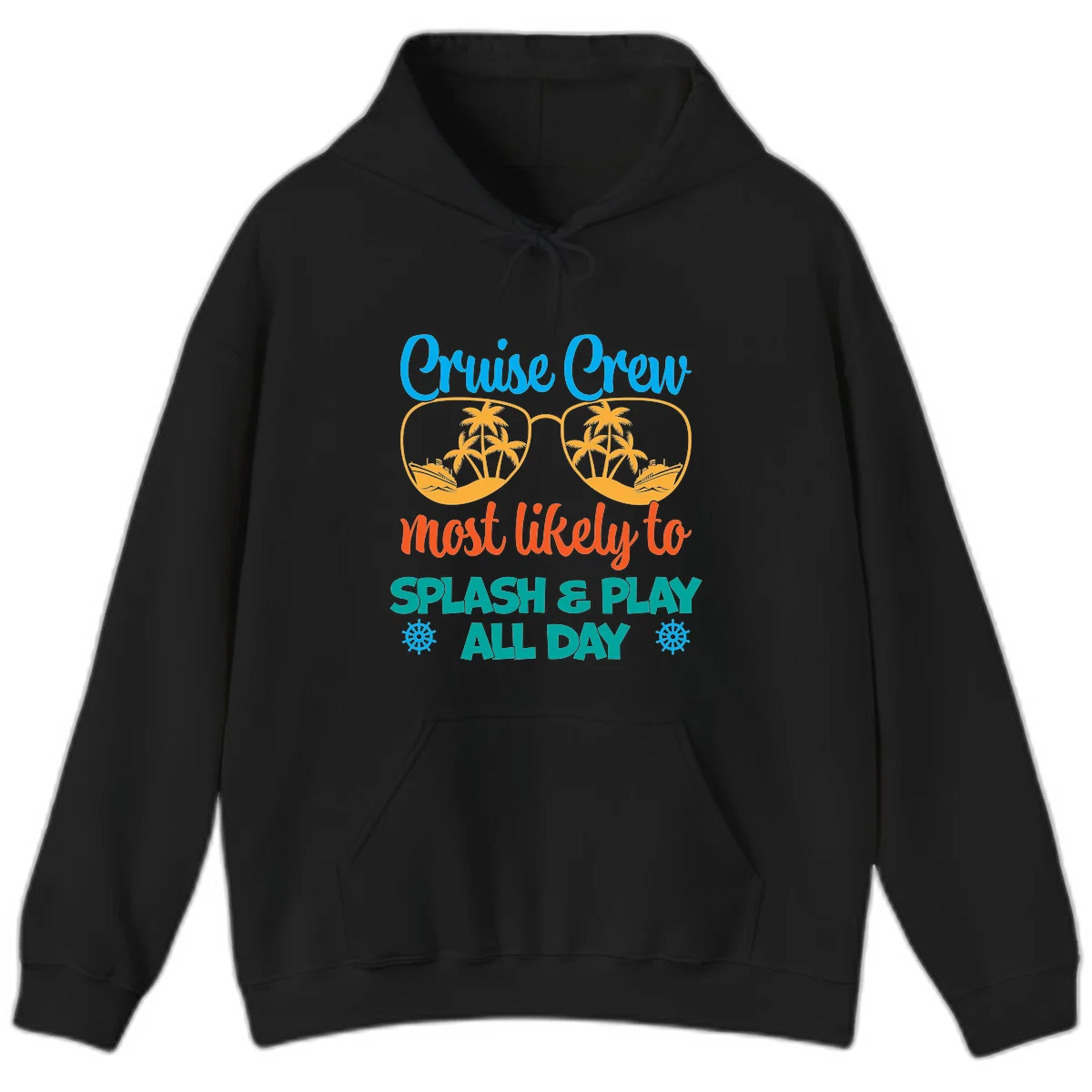 Cruise Crew Most Likely To Splash & Play Hoodie in Black