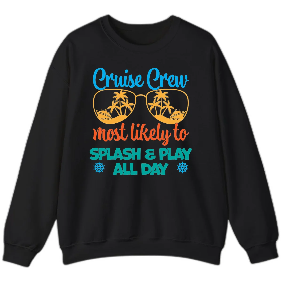 Cruise Crew Most Likely To Splash & Play Sweatshirt in Black