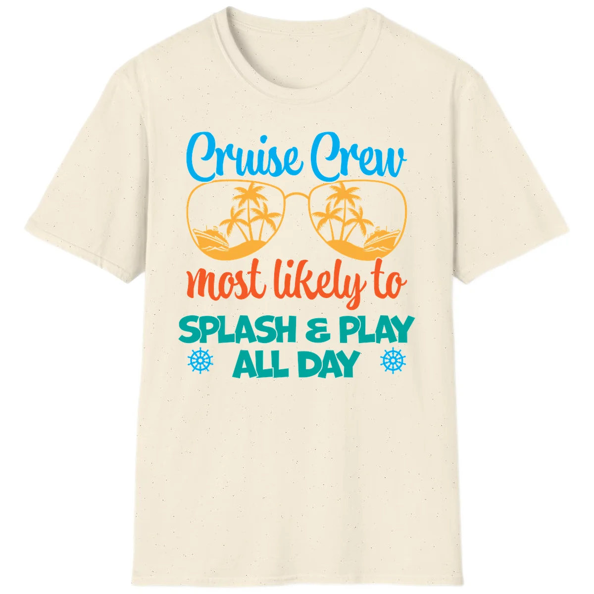 Cruise Crew Most Likely To Splash & Play T-Shirt in Natural
