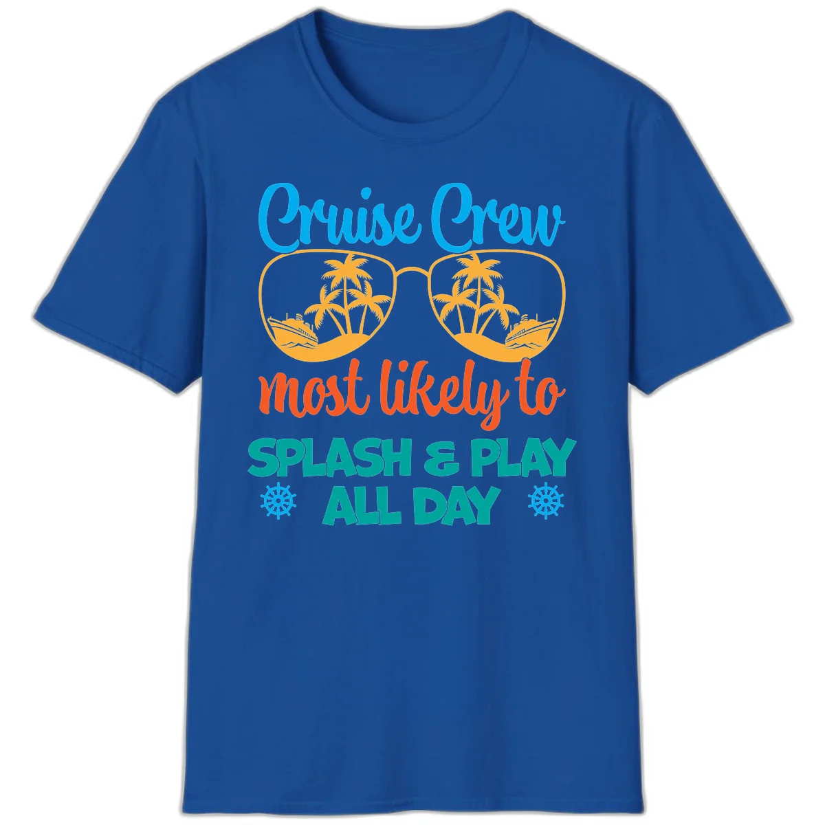 Cruise Crew Most Likely To Splash & Play T-Shirt in Royal