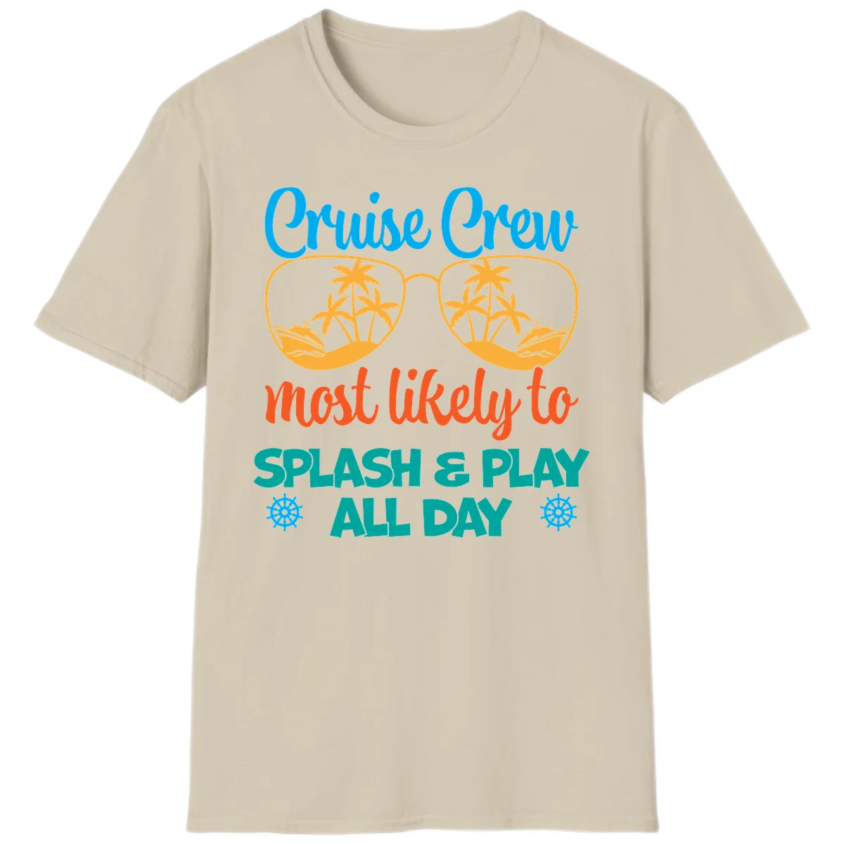 Cruise Crew Most Likely To Splash & Play T-Shirt in Sand