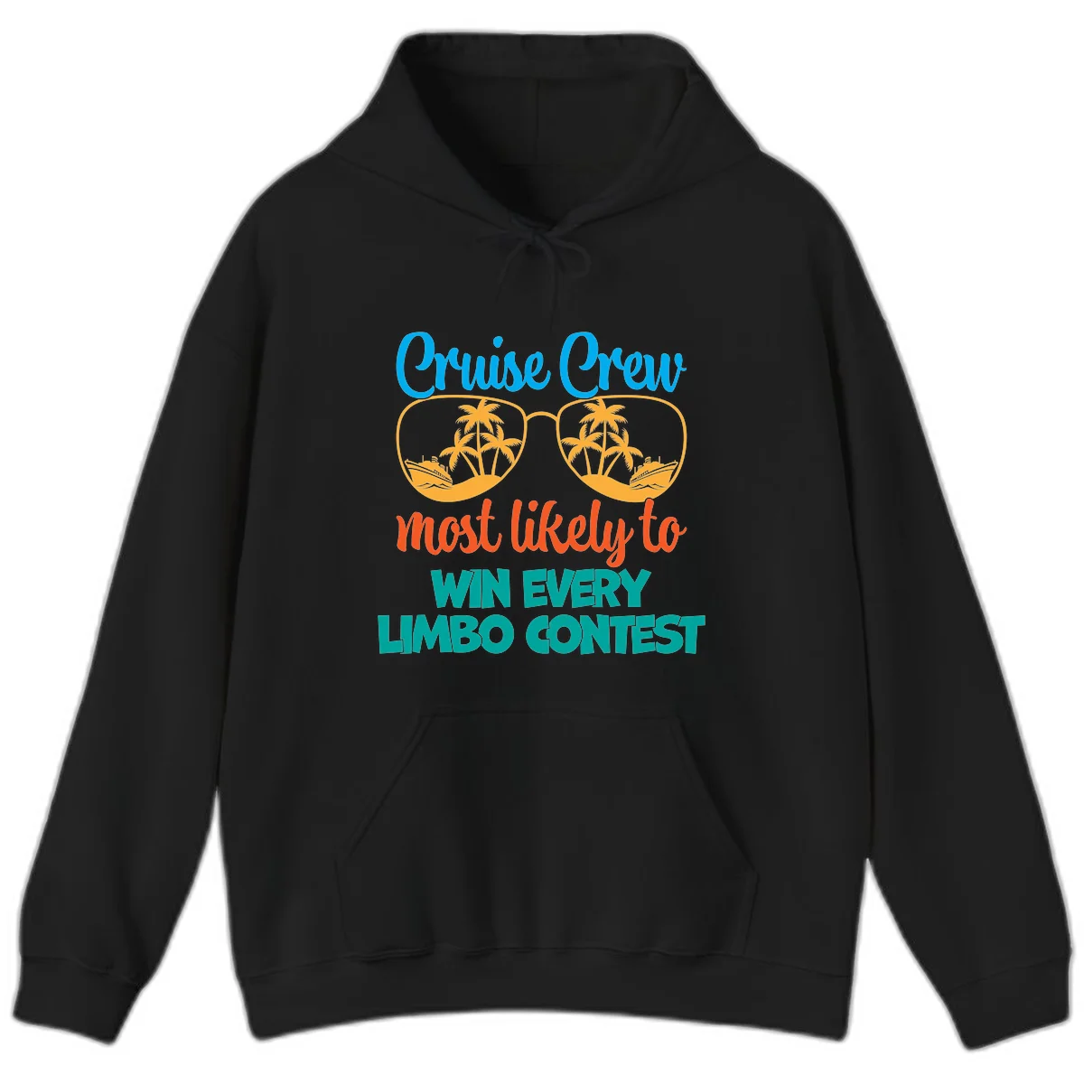 Cruise Crew Most Likely to Win Limbo Hoodie in Black