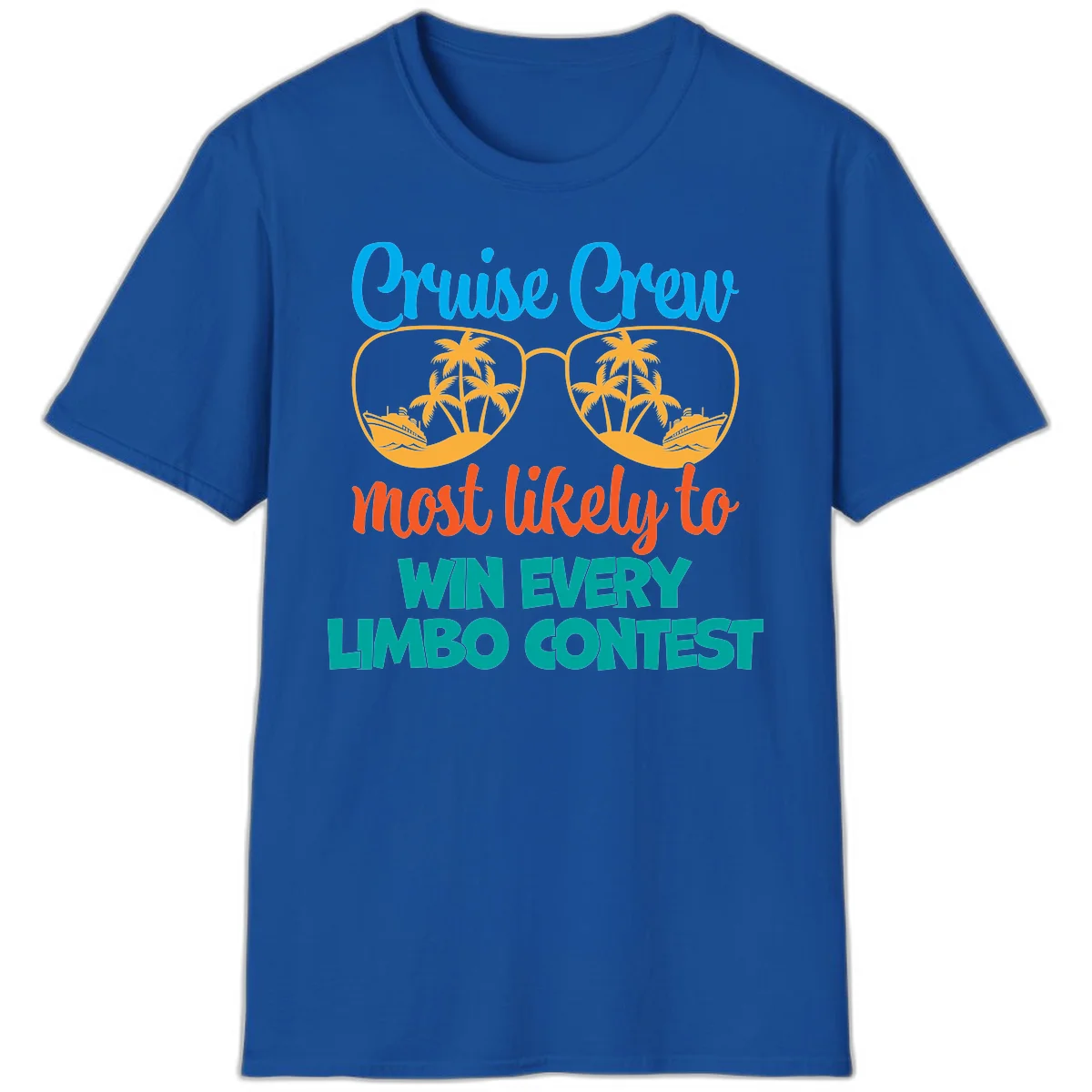 Cruise Crew Most Likely to Win Limbo T-Shirt in Royal