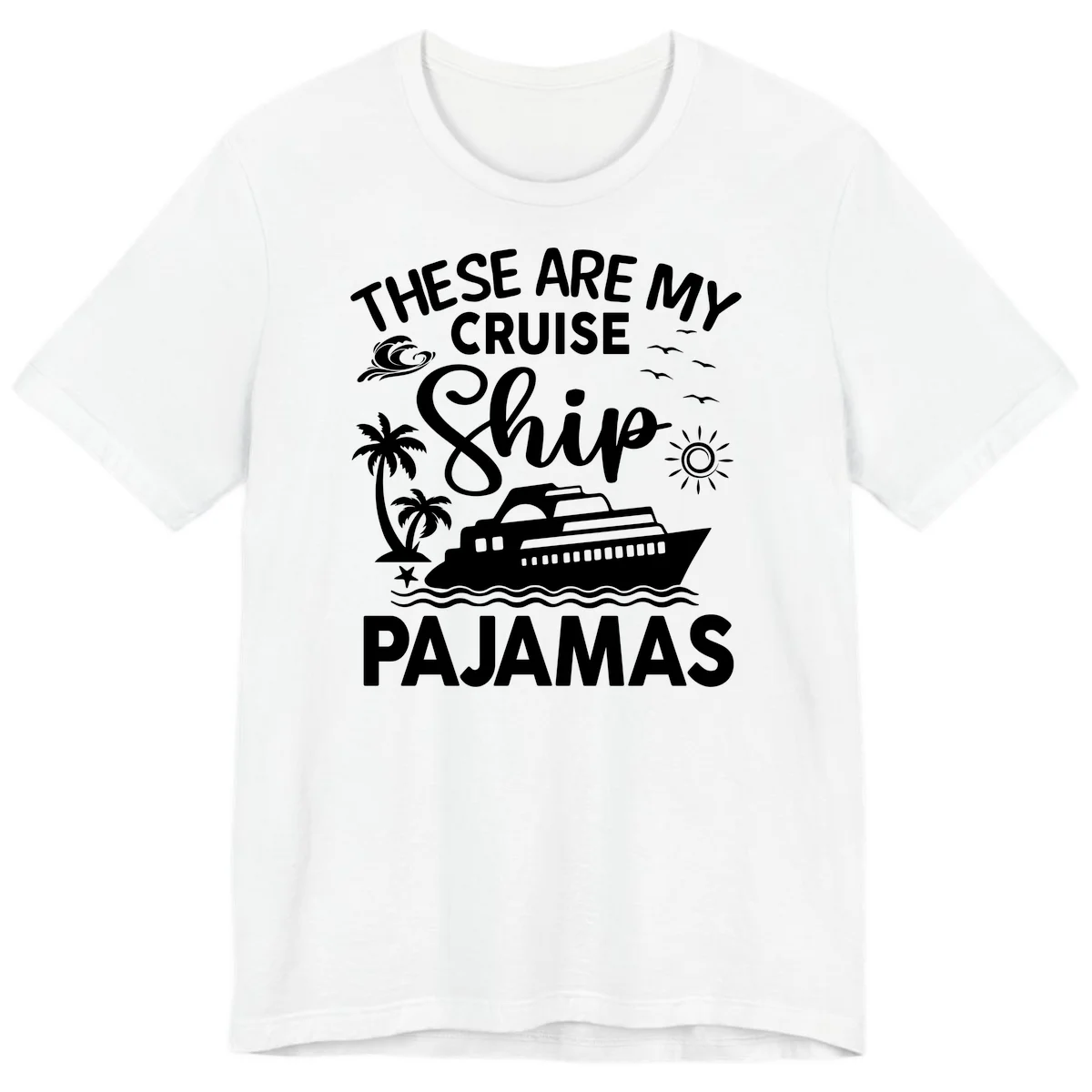Cruise Ship Pajamas Premium T-Shirt in White