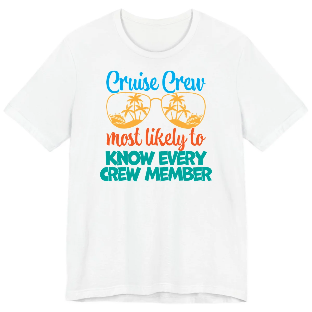 Cruise Crew Most Likely To Know Premium T-Shirt in White