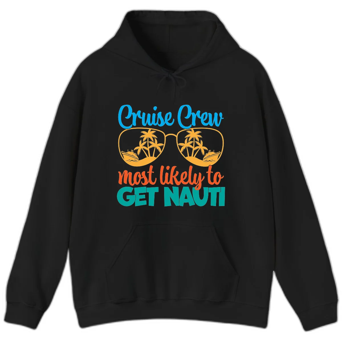 Cruise Crew Most Likely To Get Nautic Hoodie in Black