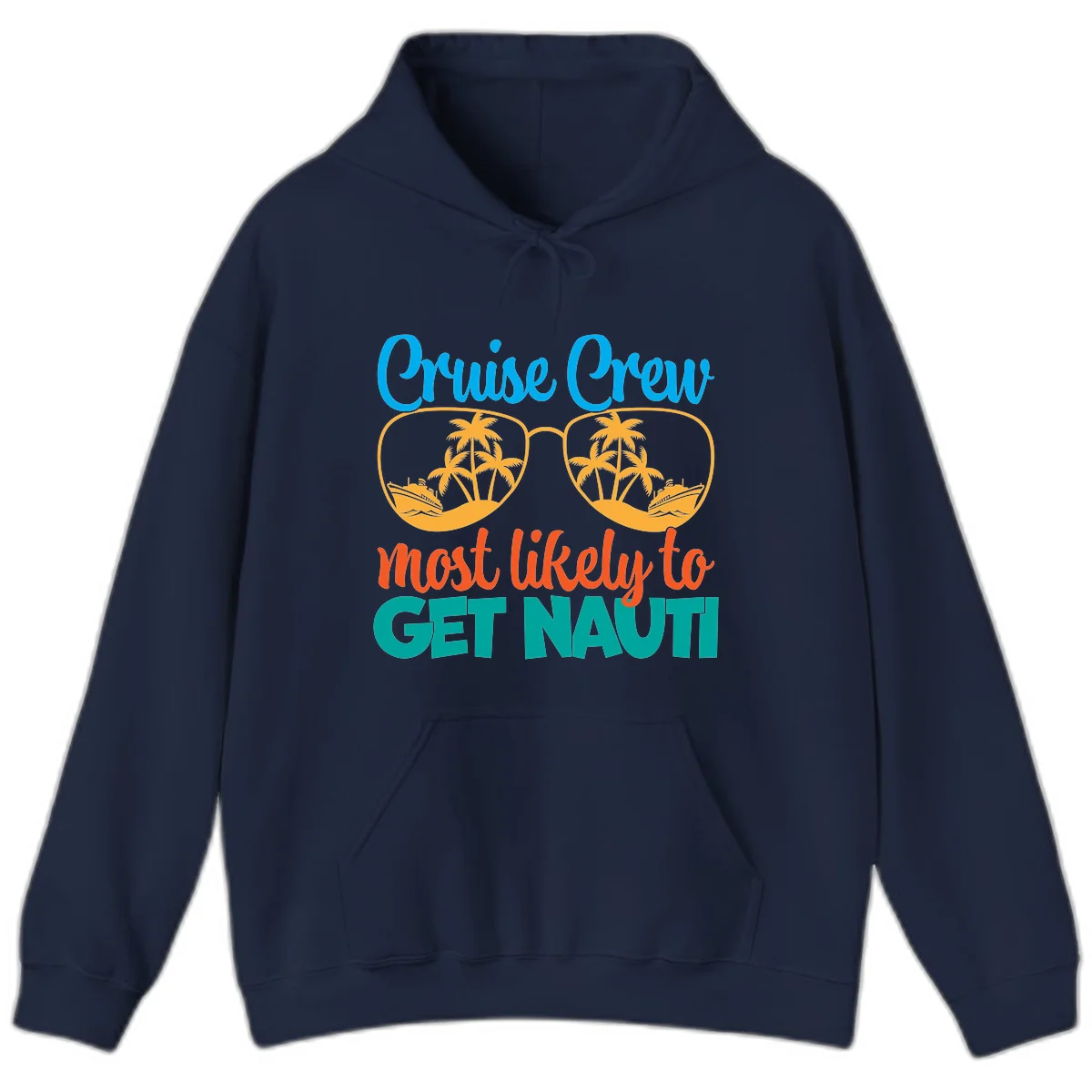 Cruise Crew Most Likely To Get Nautic Hoodie in Navy