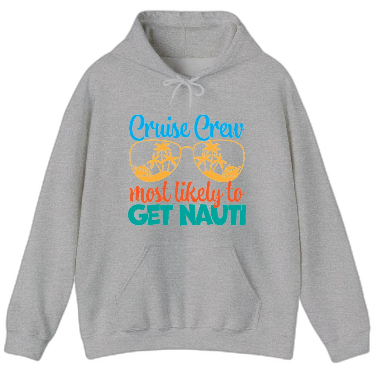 Cruise Crew Most Likely To Get Nautic Hoodie in Sport Grey