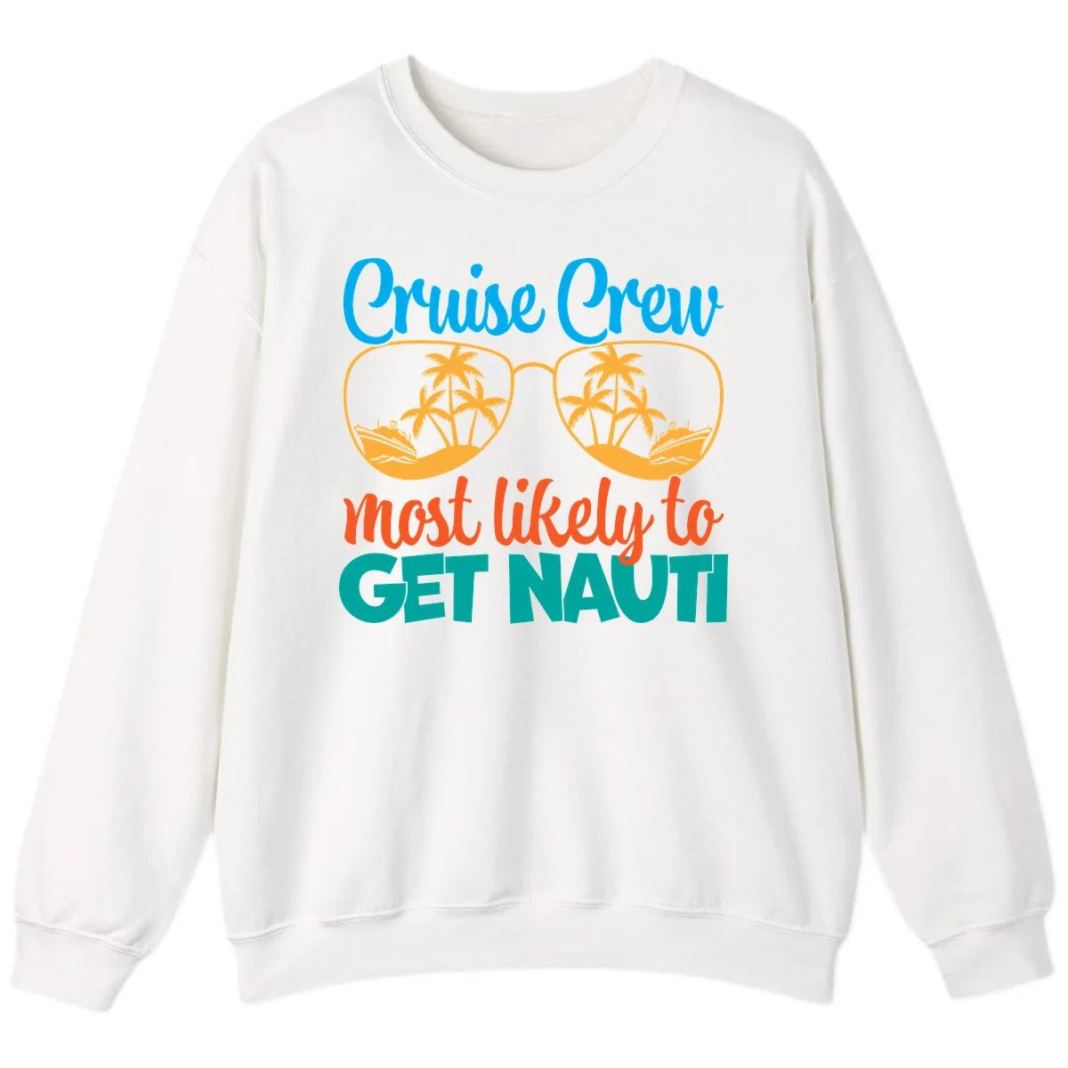 Cruise Crew Most Likely To Get Nautic Sweatshirt in White
