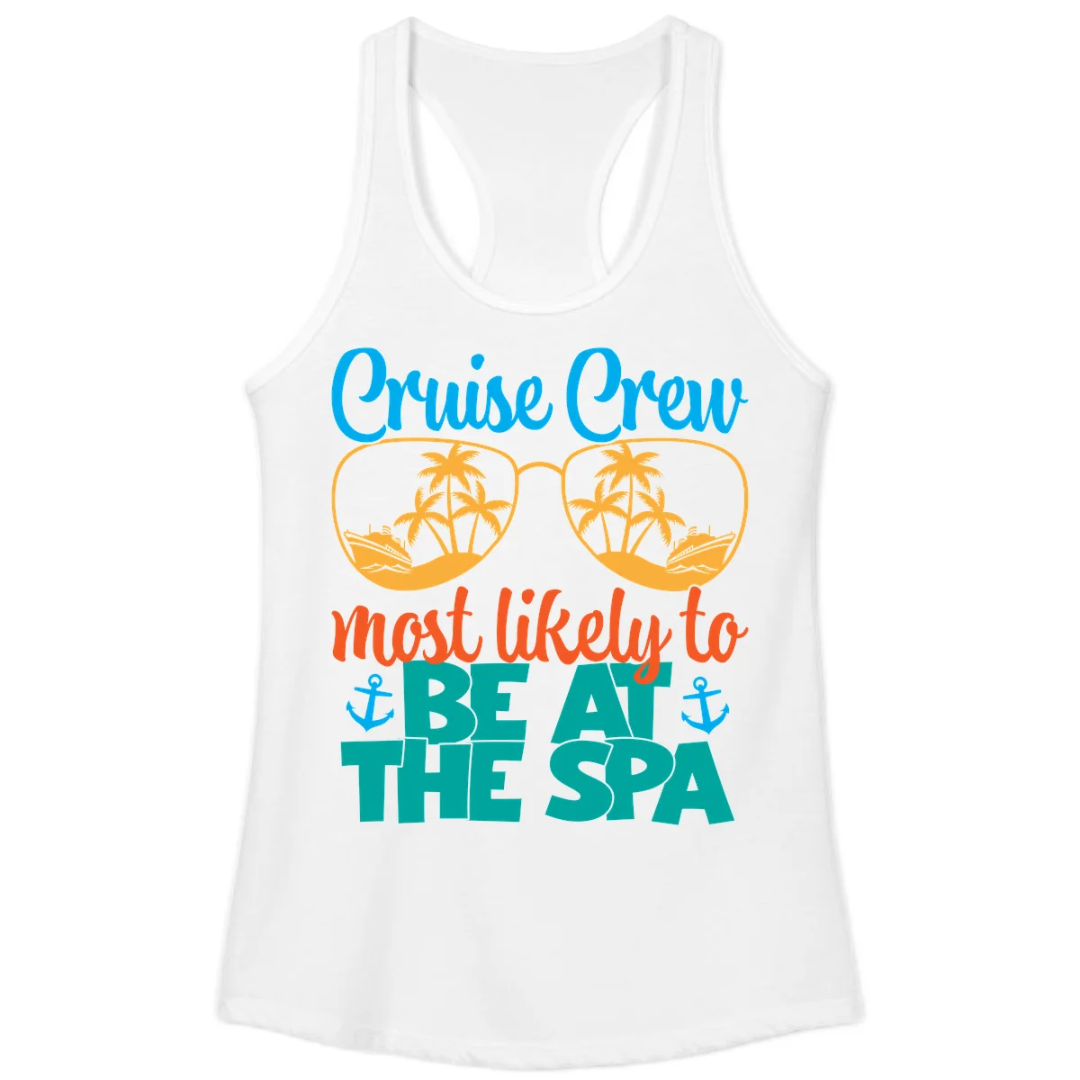 Cruise Crew Most Likely To Be At The Sea Ladies Tank in White