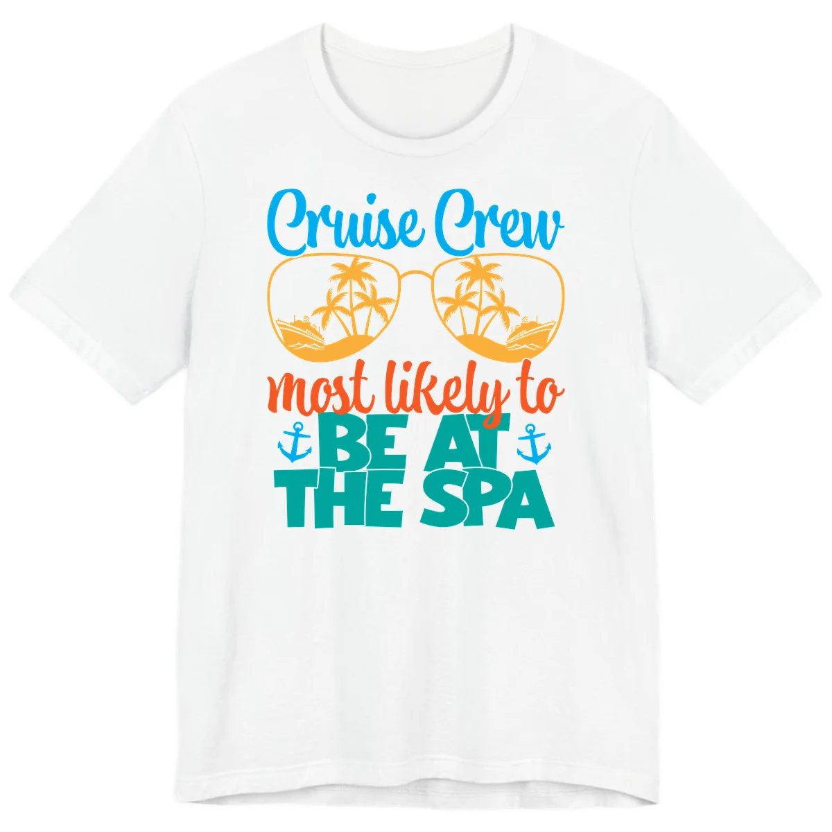 Cruise Crew Most Likely To Be At The Sea Premium T-Shirt in White