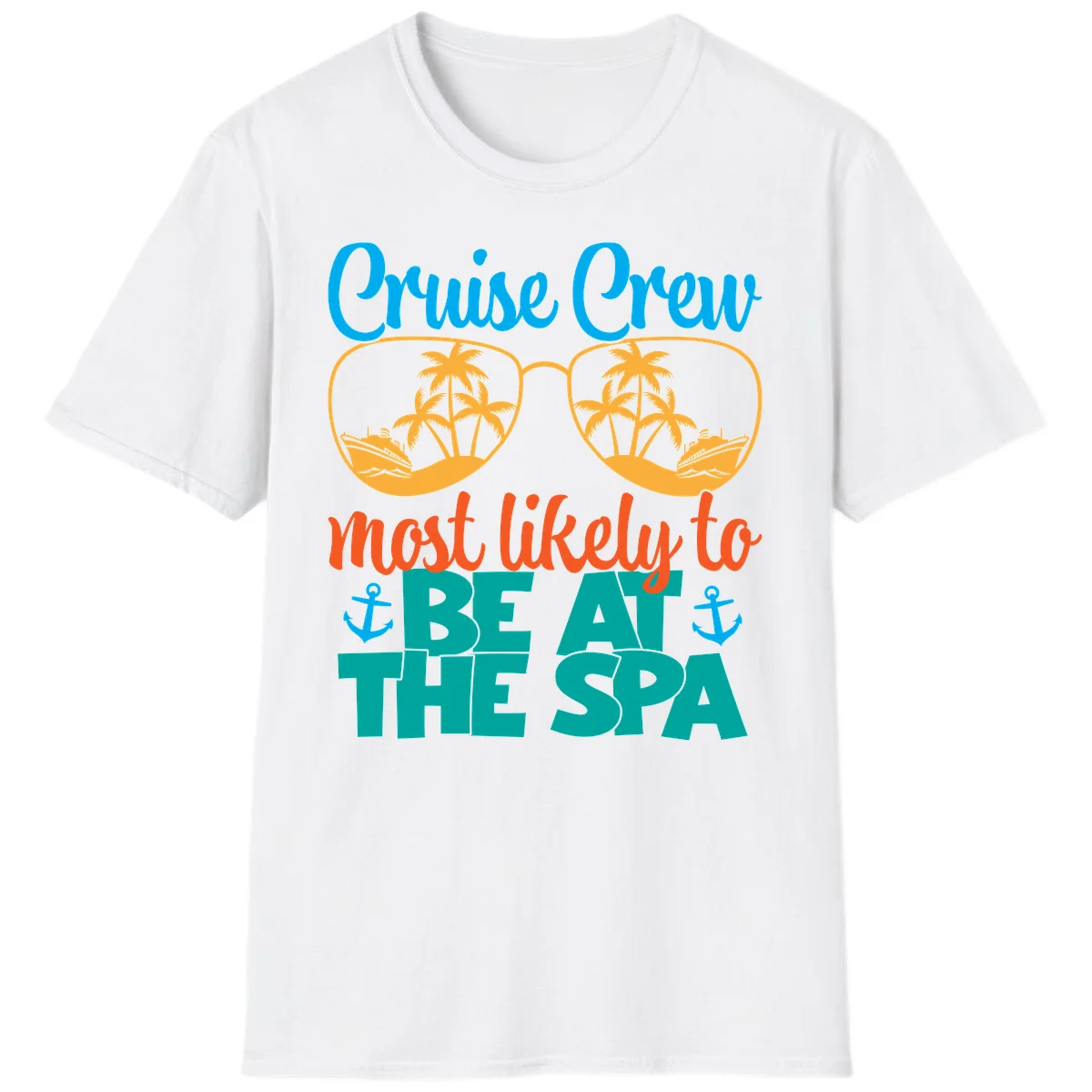 Cruise Crew Most Likely To Be At The Sea T-Shirt in White