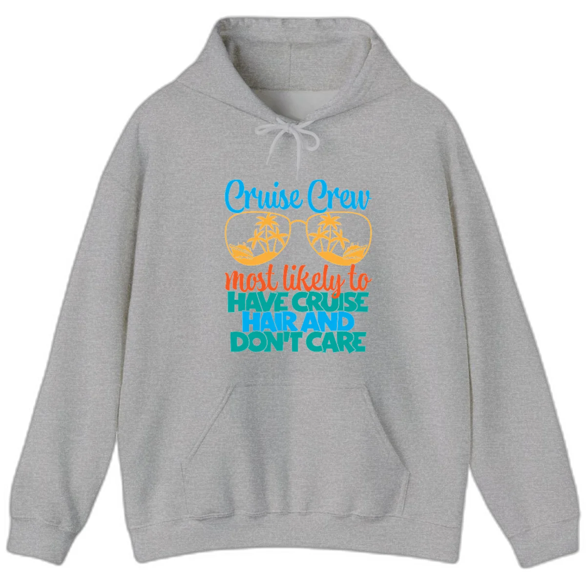 Cruise Crew Most Likely To Have Cruise Hand Hoodie in Sport Grey