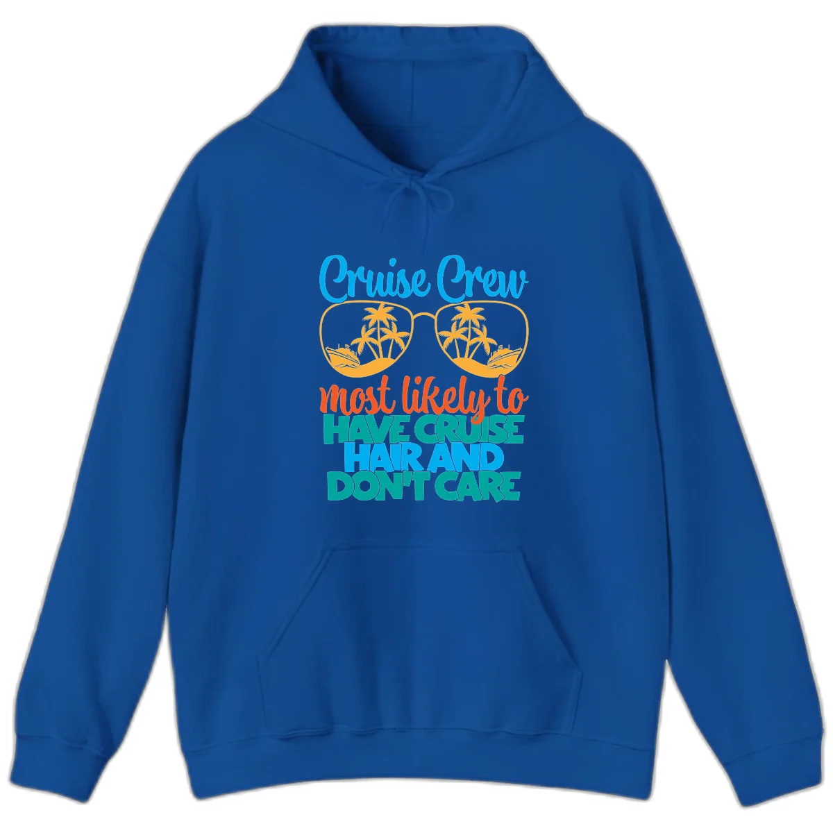 Cruise Crew Most Likely To Have Cruise Hand Hoodie in Royal