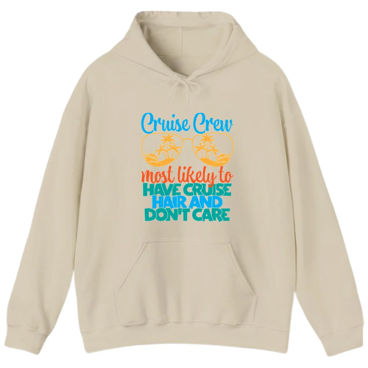 Cruise Crew Most Likely To Have Cruise Hand Hoodie in Sand