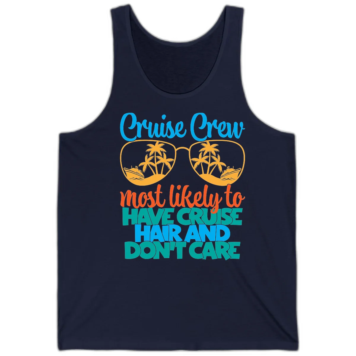 Cruise Crew Most Likely To Have Cruise Hand Tank in Navy