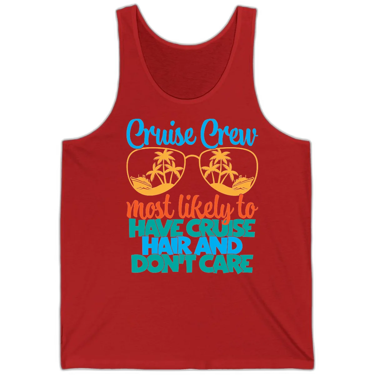 Cruise Crew Most Likely To Have Cruise Hand Tank in Red