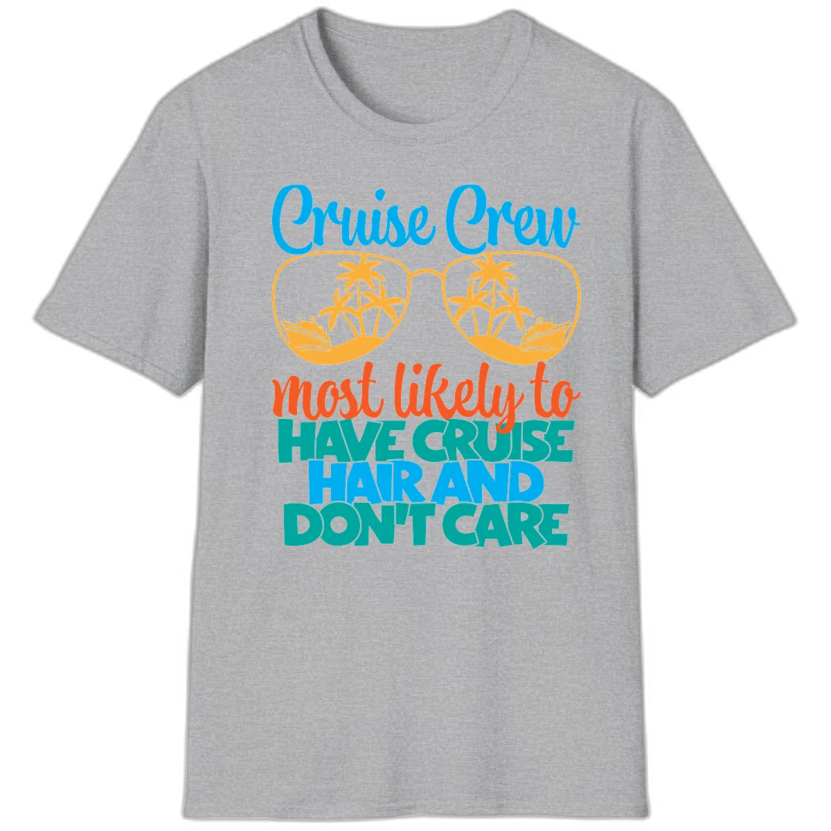Cruise Crew Most Likely To Have Cruise Hand T-Shirt in Sport Grey