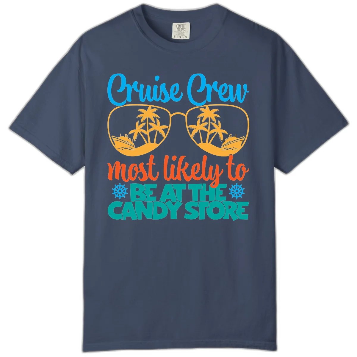 Cruise Crew Most Likely To Breathe Candy Store Comfort Color in Midnight