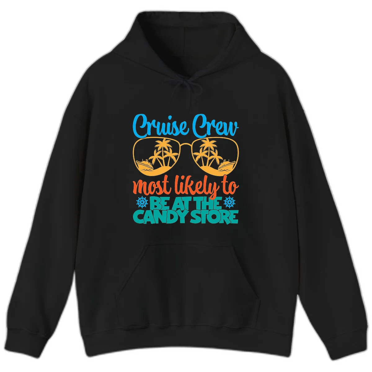 Cruise Crew Most Likely To Breathe Candy Store Hoodie in Black