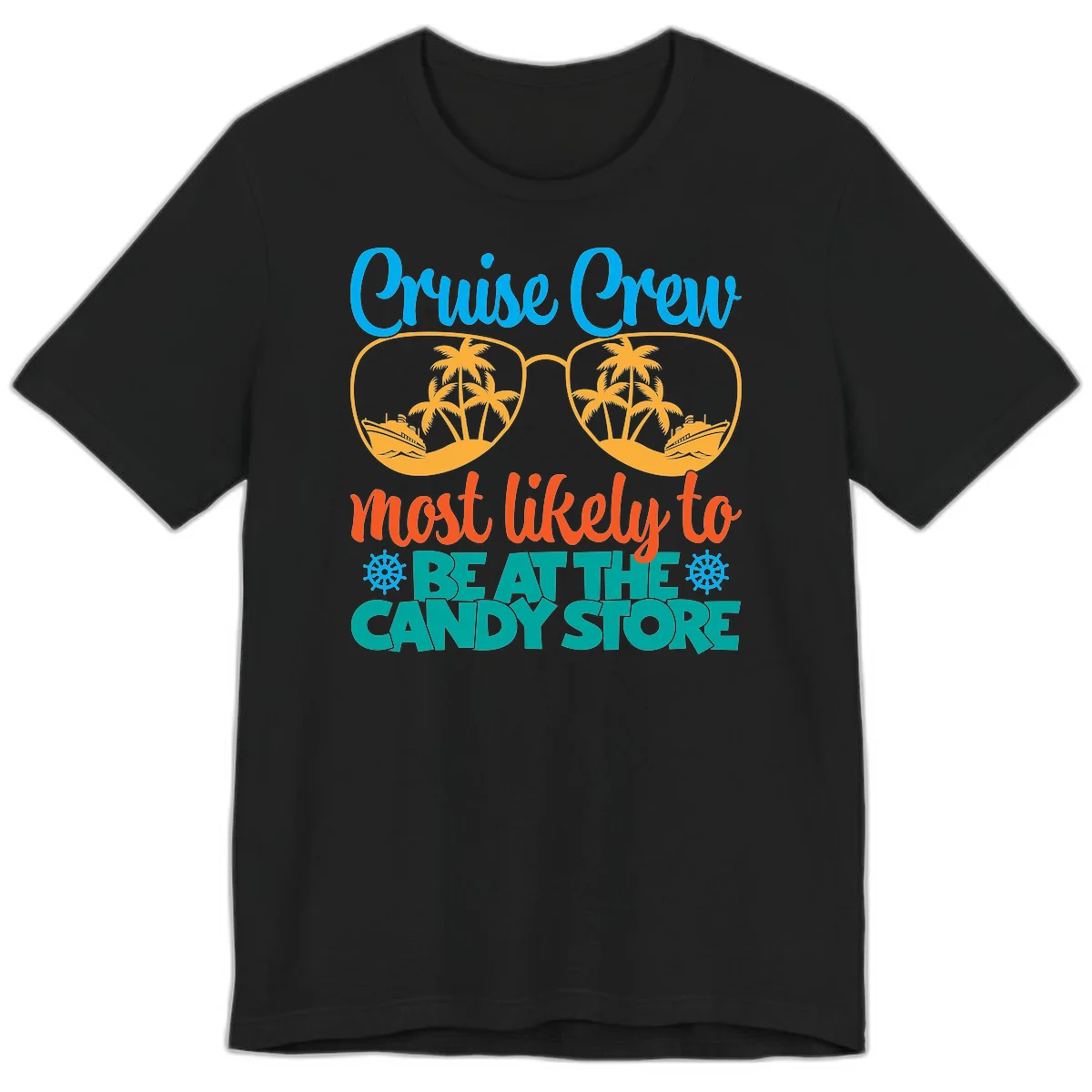 Cruise Crew Most Likely To Breathe Candy Store Premium T-Shirt in Black