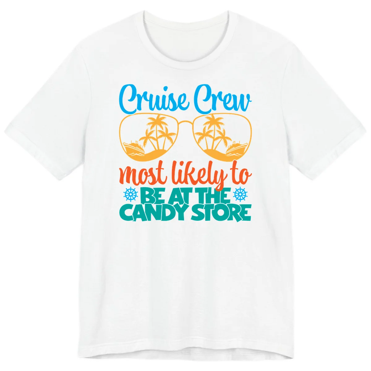 Cruise Crew Most Likely To Breathe Candy Store Premium T-Shirt in White