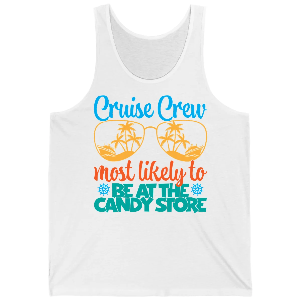 Cruise Crew Most Likely To Breathe Candy Store Tank in White