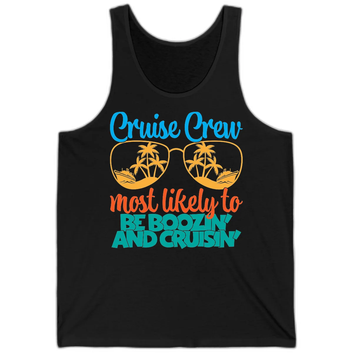 Cruise Crew Most Likely to be Boozing Tank in Black