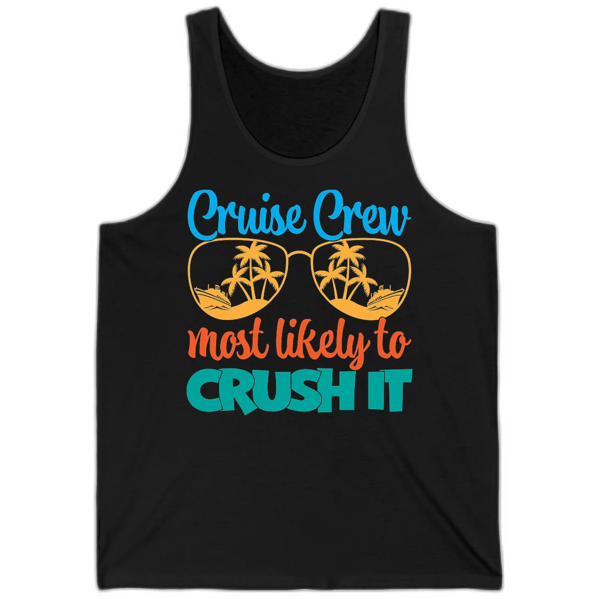 Cruise Crew Most Likely To Crush It Tank in Black