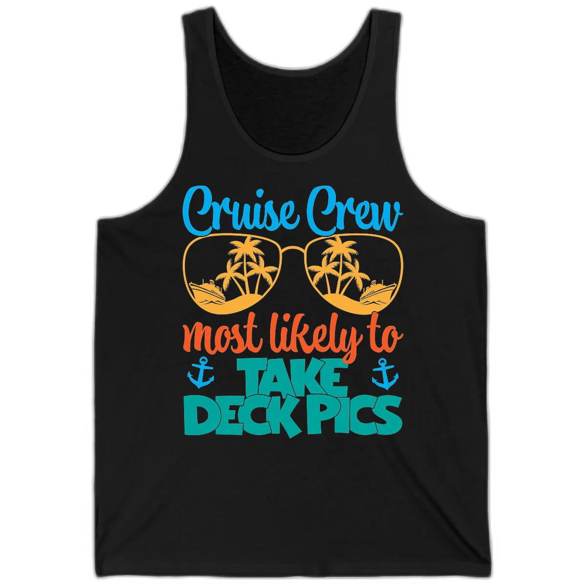 Cruise Crew What Likely To Take Deckpics Tank in Black