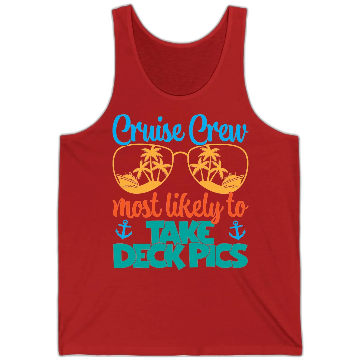 Cruise Crew What Likely To Take Deckpics Tank in Red