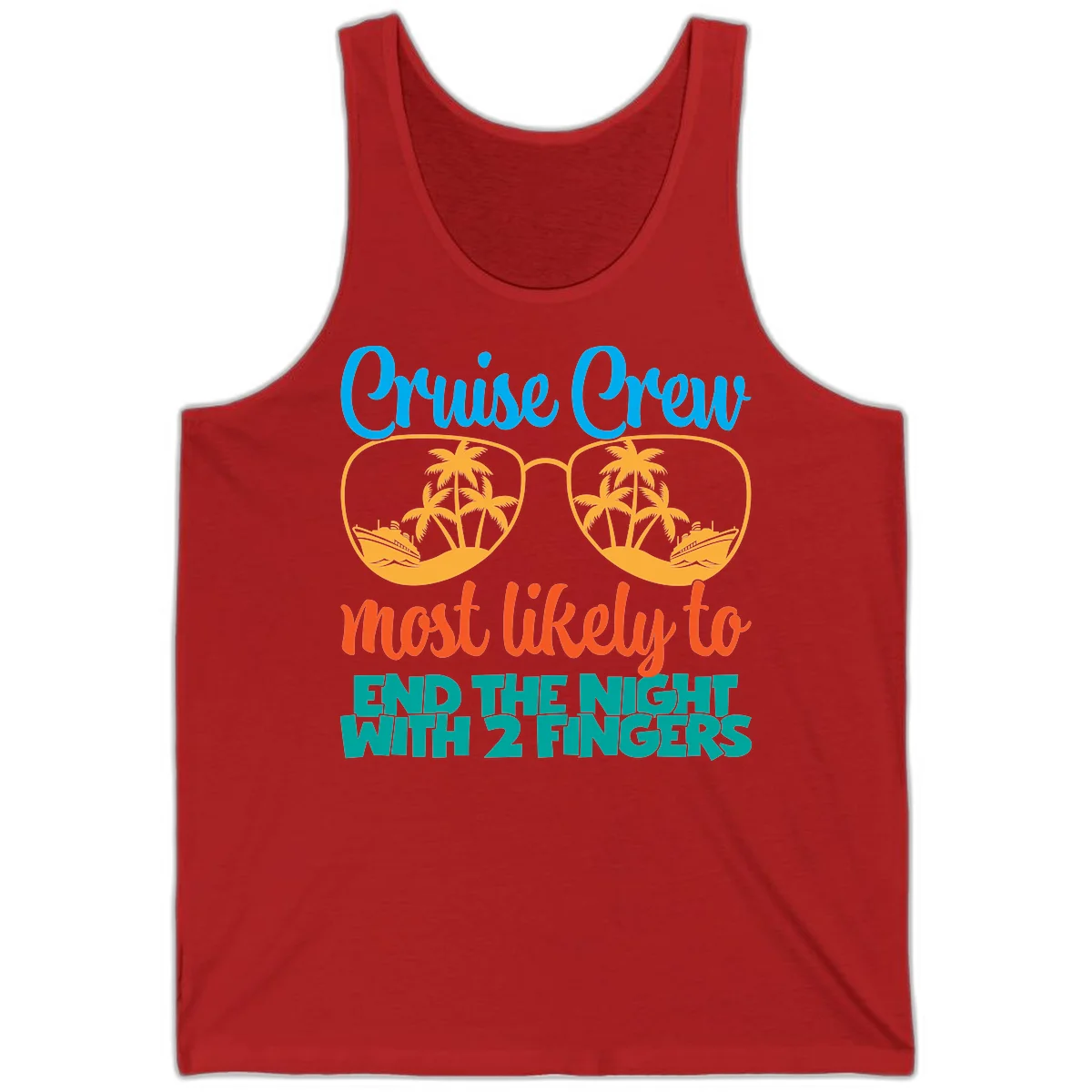 Cruise Crew Most Likely To End The Night Tank in Red