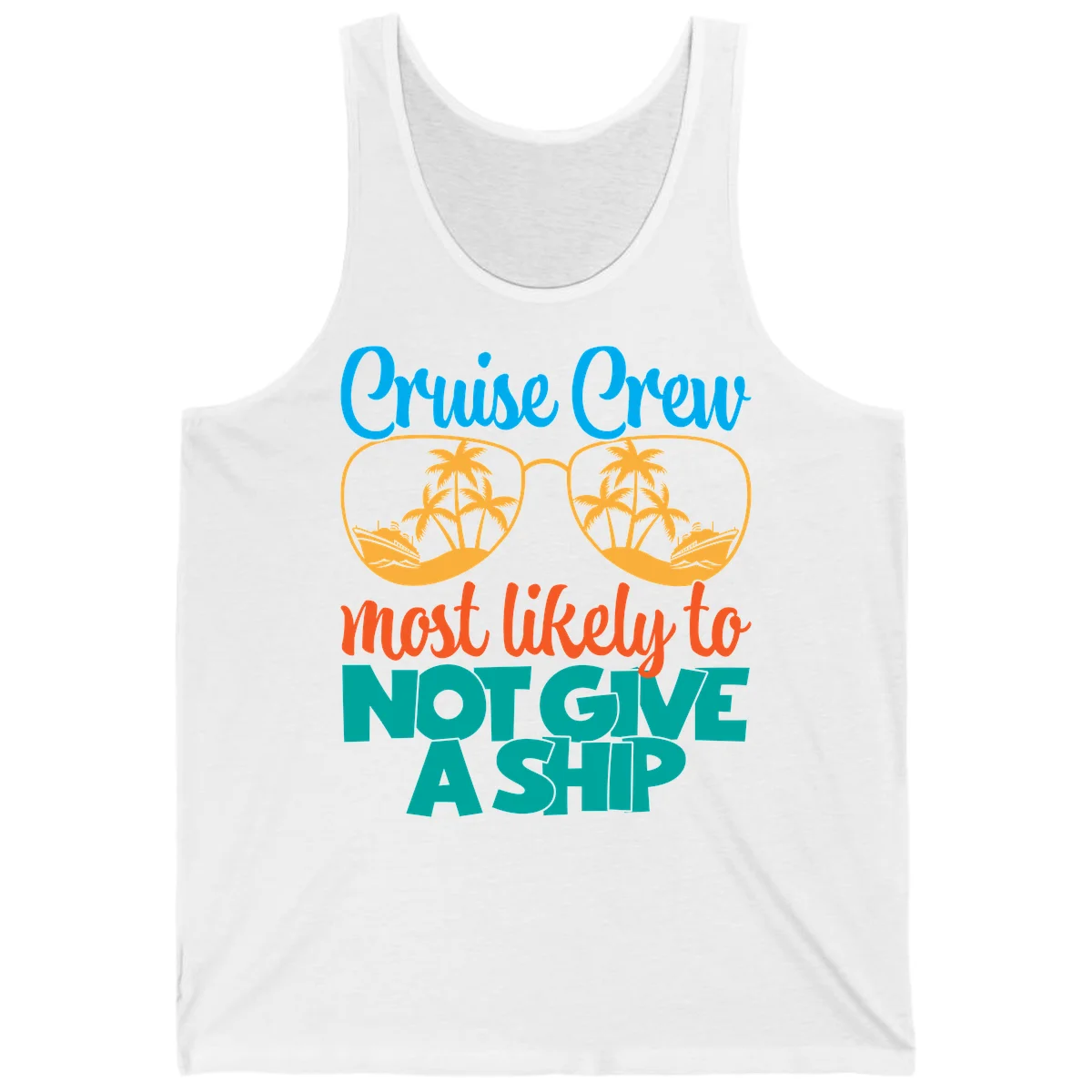 Cruise Crew What Likely To Not Give A Ship Tank in White