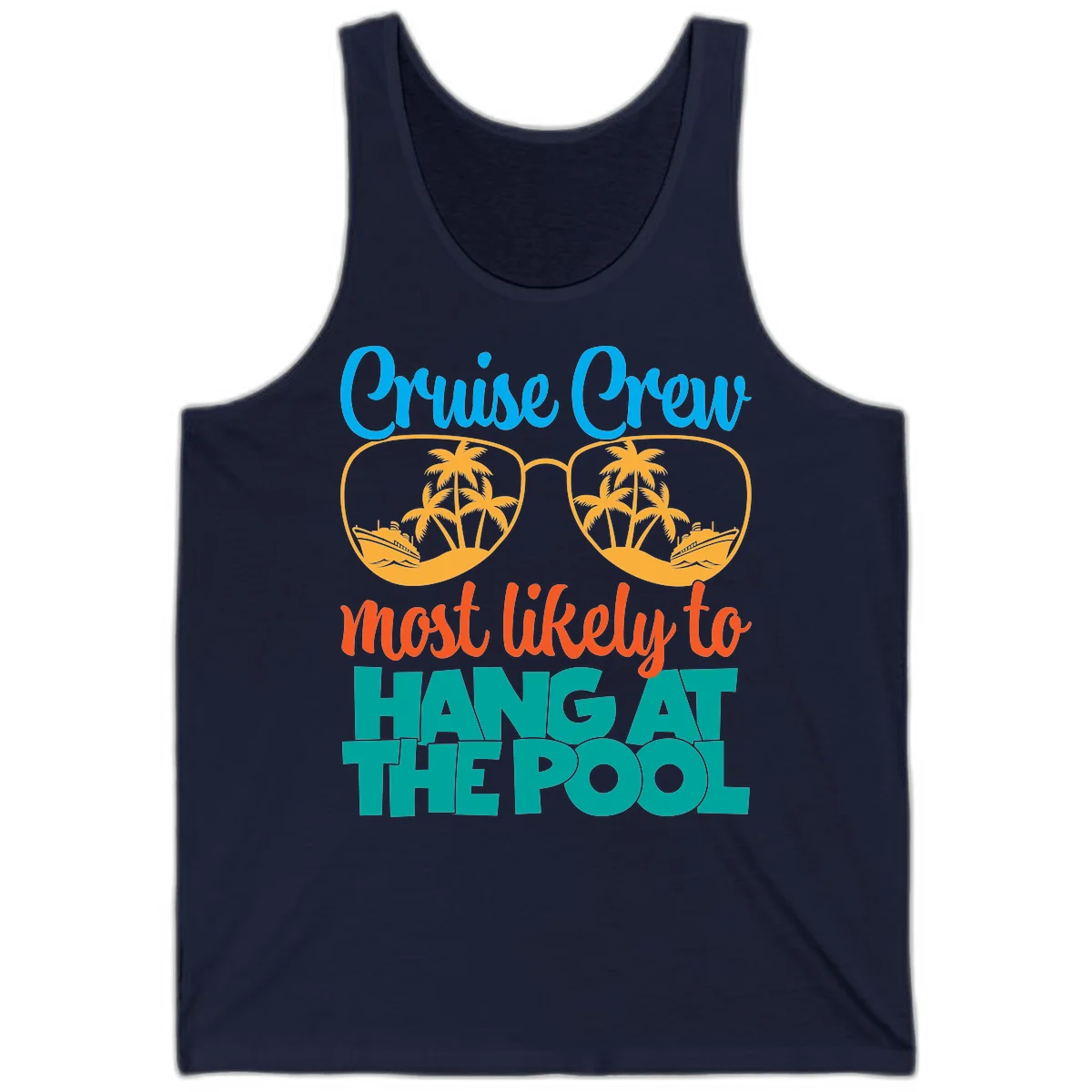 Cruise Crew What Likely To Hang At The Pool Tank in Navy
