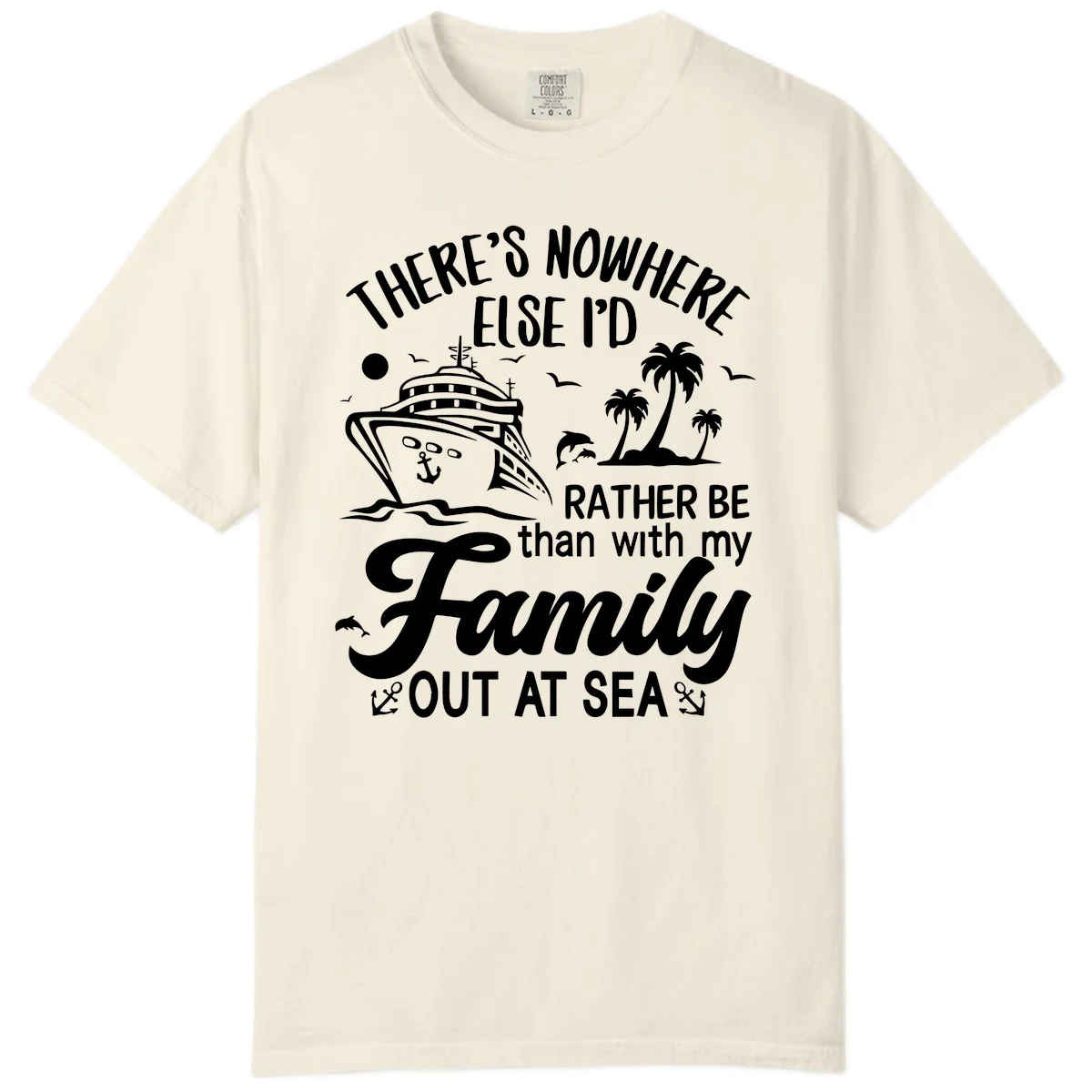 Rather Be Out At Sea Comfort Color in Ivory