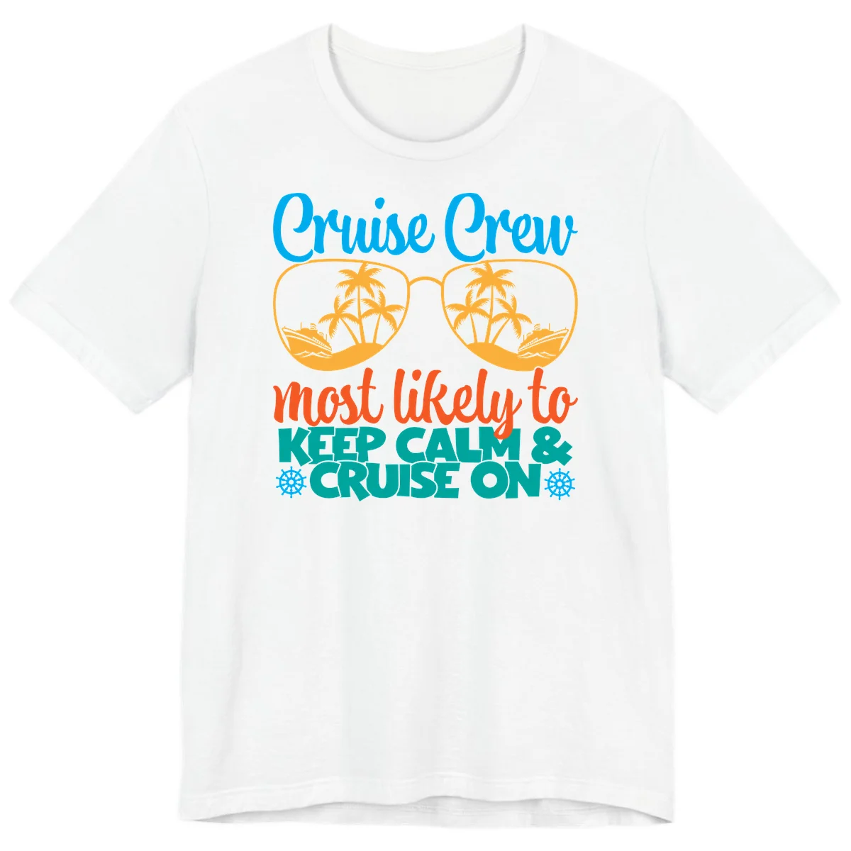 Cruise Crew Most Likely To Keep Calm Premium T-Shirt in White