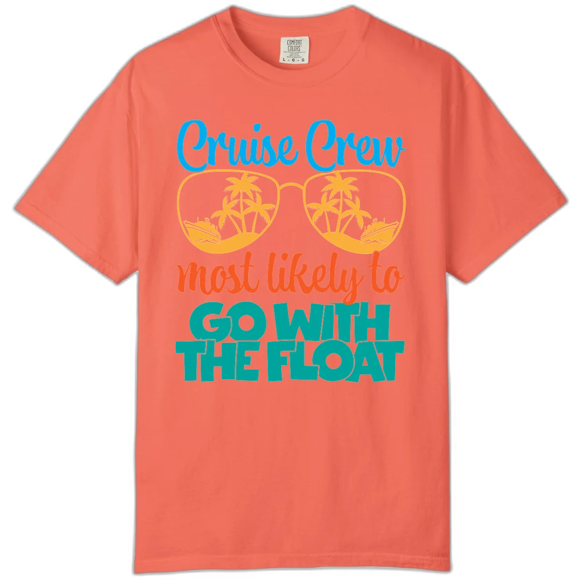 Cruise Crew Most Likely To Go With The Float Comfort Color in Bright Salmon