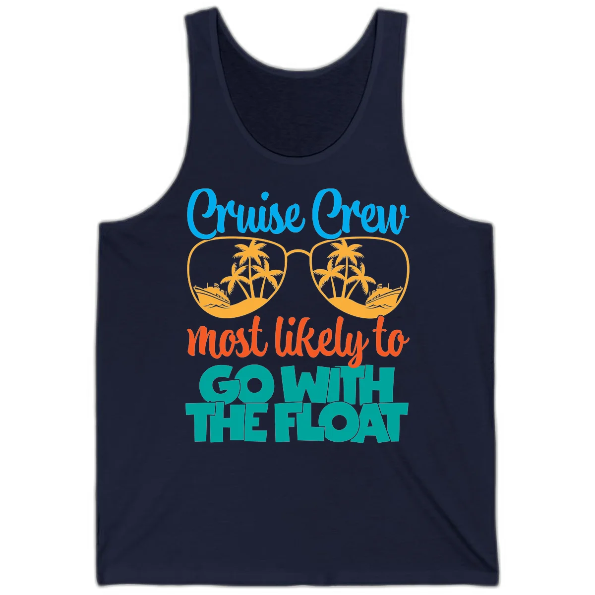 Cruise Crew Most Likely To Go With The Float Tank in Navy