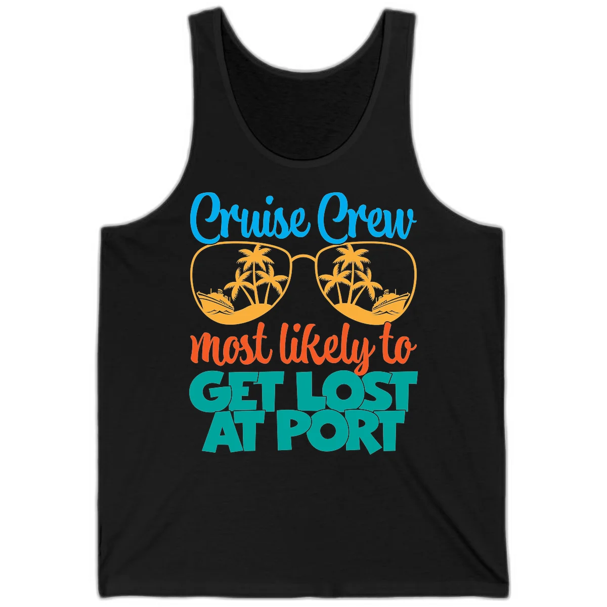 Cruise Crew Most Likely To Get Lost At Port Tank in Black