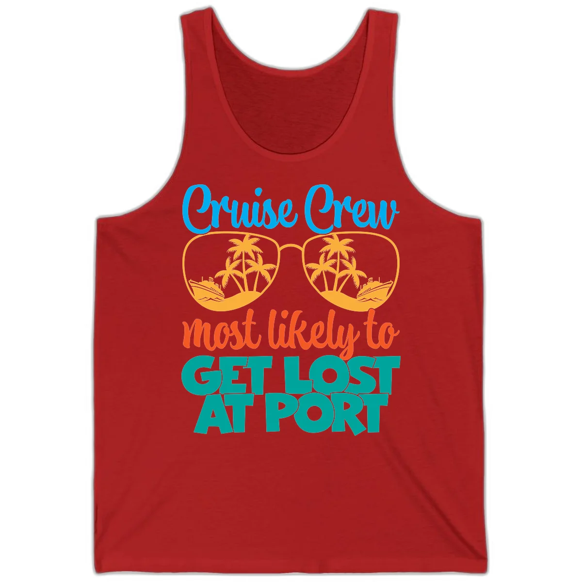 Cruise Crew Most Likely To Get Lost At Port Tank in Red