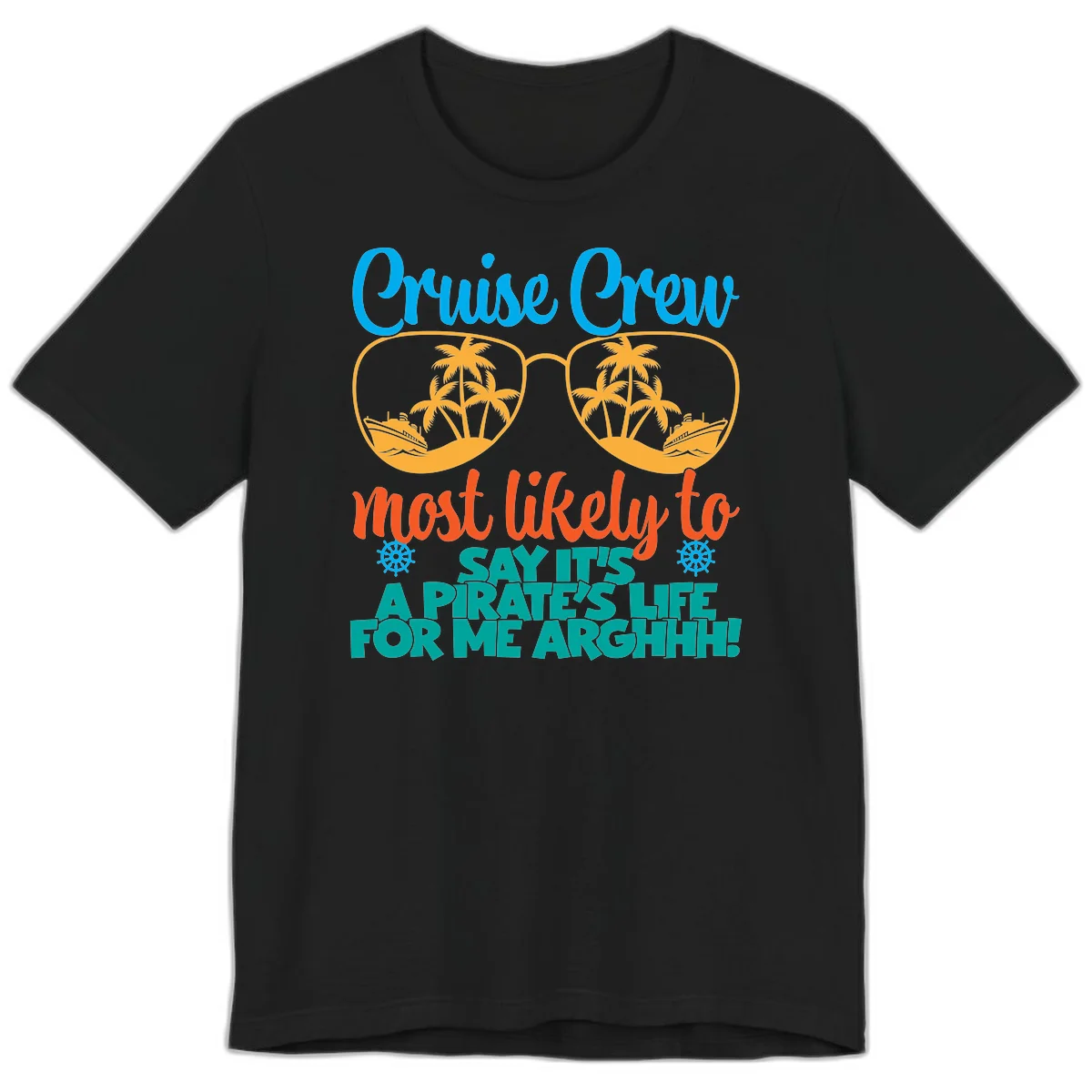 Cruise Crew Most Likely To Say Ahh Premium T-Shirt in Black