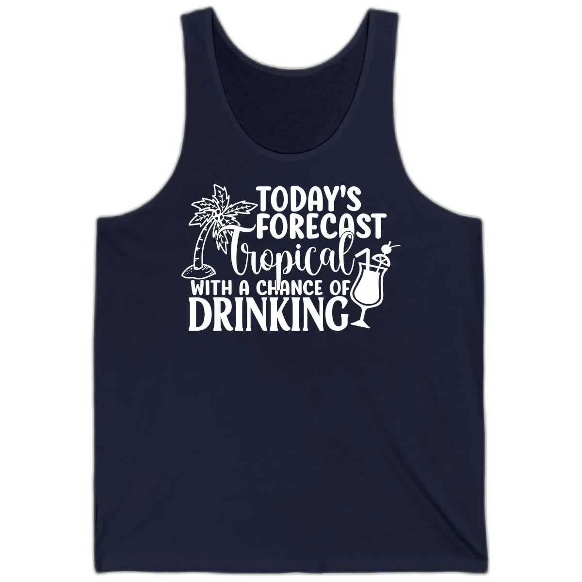 Tropical Forecast Drinking Tank in Navy