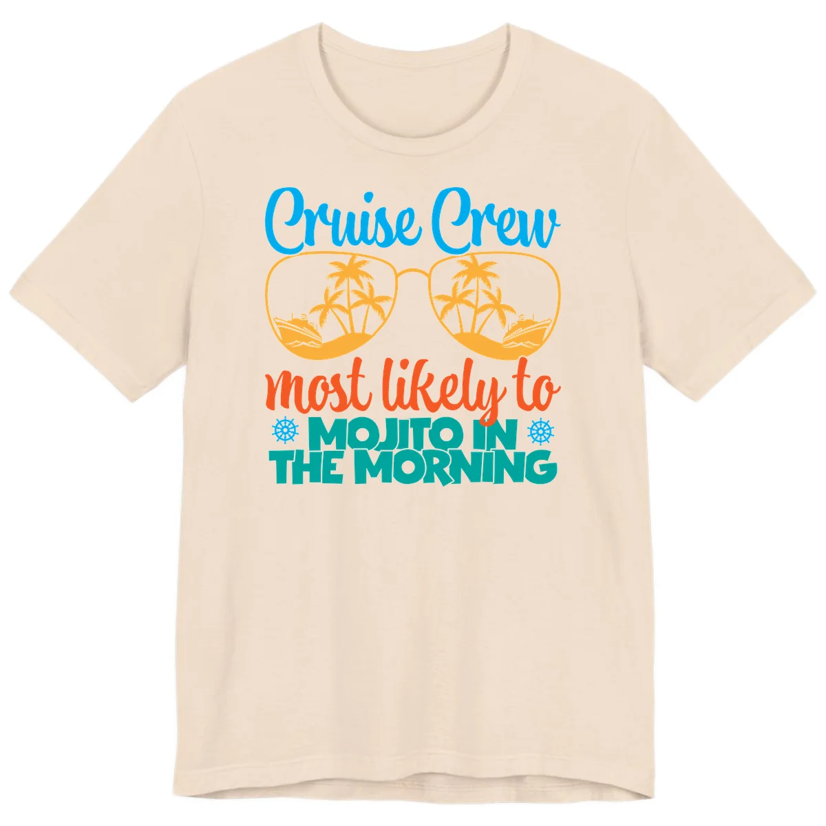 Cruise Crew Most Likely To Mojito Premium T-Shirt in Soft Cream