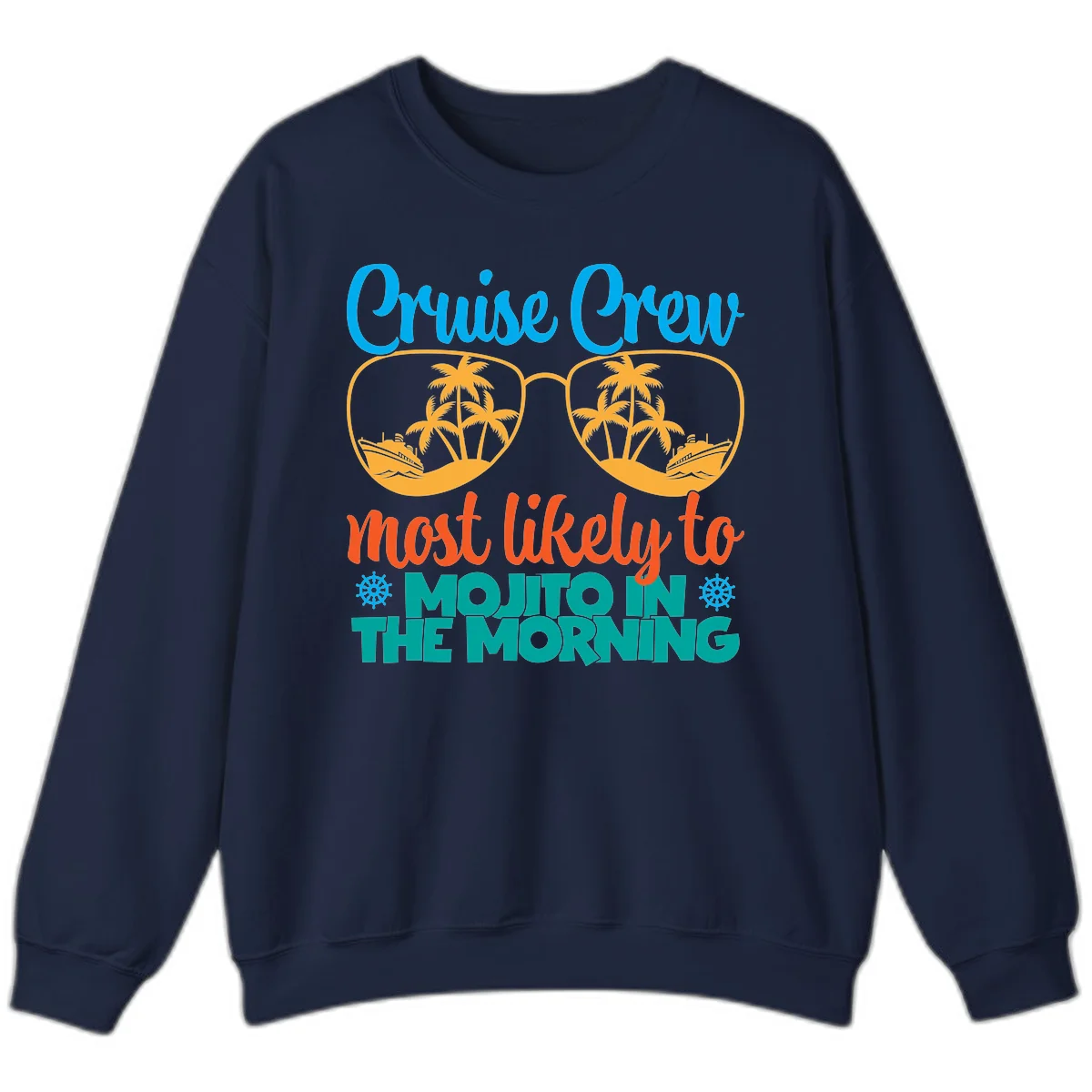 Cruise Crew Most Likely To Mojito Sweatshirt in Navy
