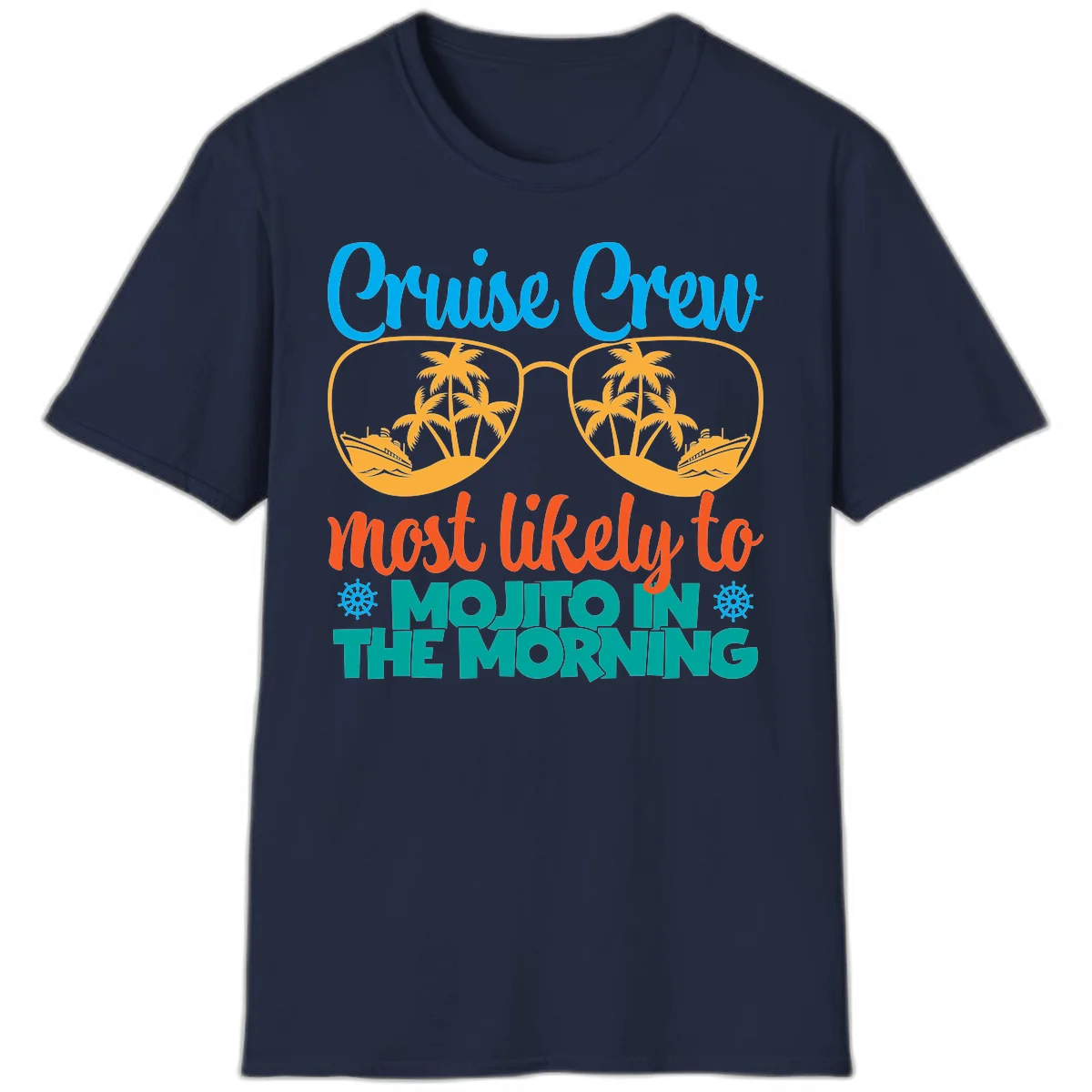 Cruise Crew Most Likely To Mojito T-Shirt in Navy